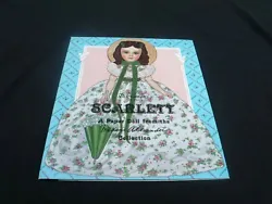 This is Scarlett A Paper Doll from the Madame Alexander Collection. 1993. The book is in excellent condition .
