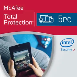 McAfee Total Protection 5 PC. McAfee Total Protection provides maximum ease of use and most intuitive protection with...
