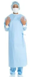 Lot of 2 HAYLARD Ultra Surgical Disposable Gown AAMI Level 3 Large Blue 95111  Non-reinforced, for low to moderate...
