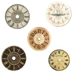 This is for one dial only of your choice! Copied from the original antique clocks with flaws and all! Below are the...