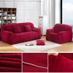 Stretch Sofa Slipcover are made of high quality stretch Plush Fibre. Surface features comfortable feel, close to the...