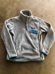 Patagonia Womens Retool Snap T Fleece Pullover Size M. Condition is Pre-owned. Shipped with USPS Ground Advantage.