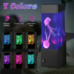 When these two neon-dotted jellyfish swim solemnly around their tanks, you will be fascinated. Led jellyfish lamp,...