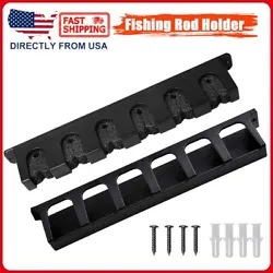 Six-hole Position: The vertical fishing rod holder can vertically place 6 fishing rods and fishing reel combinations,...