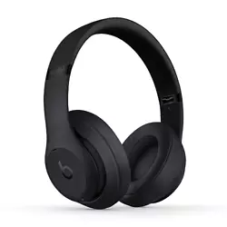 Enjoy the ultimate wireless audio experience with these stylish black Beats by Dr. Dre Studio3 over-the-ear headphones....