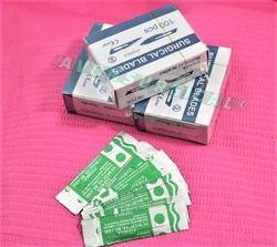 ITEM: 1 SCALPEL KNIFE HANDLE + 300 Pcs STERILE SURGICAL BLADE #15C. 300 pcs STERILE SCALPEL BLADES #15C. SCALPEL KNIFE...