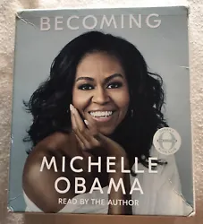 Becoming Michelle Obama Audiobook CD Read By Author First Lady U.S. President. Condition is 