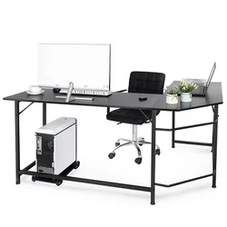 You can use it as computer desk, writing desk, office desk, gaming desk. Size: 66.1“(Long Side) x 18.90