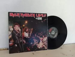 Disque vinyle maxi 45 tours Iron Maiden Live ! + One EMS 41001 Japan 1980.