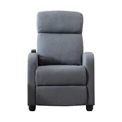 Push the arm of the recliner to extend the footrest from the front for legs stretch and pulls it back on the footrest...