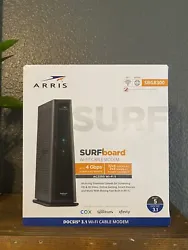Fantastic ARRIS SURFboard Wi-Fi Cable Modem! Moved and no longer need. Multi-Gig download speeds for streaming HD & 4K...