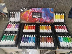 Unleash your creativity with this amazing Crafts 4 All Acrylic Paint Set. With 60 vibrant colors to choose from, this...