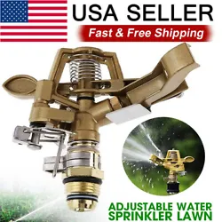 Alloy 360° Adjustable Water Sprinkler Lawn Watering Garden Irrigation Spray Nozzle. Suitable for lawn irrigation,...