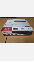 LG DVD Player  Black DP132H  New !!Open box With remote and cable