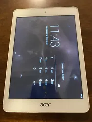 ACER Tablet Tab Intel Working Condition Needs Factory Reset. This tablet needs a factory reset, this was purchased in a...