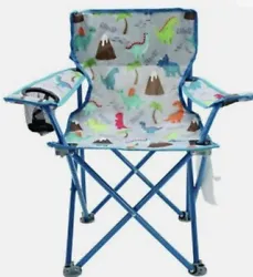 Crckt Folding Camp Chair for Kids, 125lb Capacity, Dino Print Sporting Goods NEW. • Includes fun and stylish...