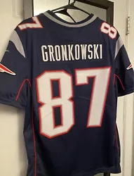Nike Vapor Limited Rob Gronkowski New England Patriots Jersey Men’s Size Medium. Condition is Used. Shipped with USPS...