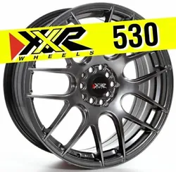 XXR 530 – XXR 530 wheels feature a deep concave spoke design, with maximum brake clearance. Genuine XXR logo center...