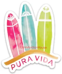 VSCO Pura Vida Surf Boards Surfing Hydro Water Bottle Laptop Phone StickerThese stickers are high quality and made by a...