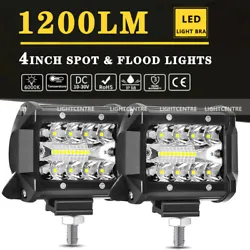   BUY IT NOW Features:     Dimensions:4 inch Base Color:Black Wattage: 200W LED Count:20PCS high intensity LEDs...