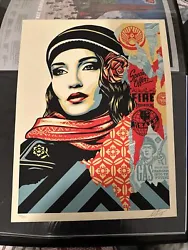 Shepard Fairey Obey Signed & Numbered Screen Print Poster.