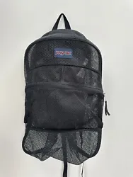 This Jansport backpack is perfect for school or gym use. The see-thru black mesh design gives it a unique look while...