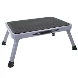 The anti-skid platform, combined with rubber ladder feet, ensures maximum grip, making it the perfect kitchen, bedroom,...