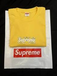 Supreme Yellow Bandana Box Logo Tee FW19 Large T Shirt L. Perfect conditionNext business day shipping!