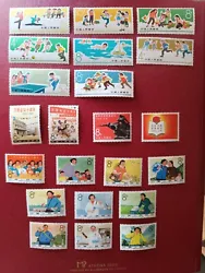 CHINE Joli lot de timbres neufs avec charnière et gomme originale MH/OG.