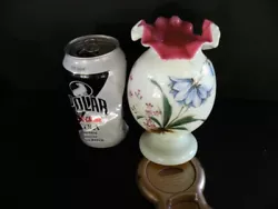IS HAND BLOWN WITH OPEN PONTIL ~A. CONDITION. EXCELLENT. SIZE IS 5-1/2