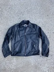 Vintage Harley Davidson leather biker jacket Size:medium Measurements on pictures Condition:9/10 great condition Shop...