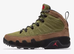 Nike Air Jordan 9 Retro Boot NRG Military Brown Legion Green.