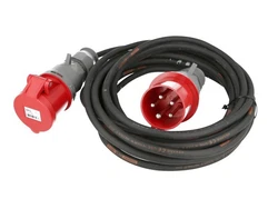 Rallonge electrique etanche tétrapolaire 5x16A, 10 mètres RMF-5X16-10 (délai de coupe 72h). La rallonge electrique...