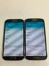 Lot of 2 - Samsung Galaxy S4 16GB - Verizon/Unlocked Model# i545. PHONES ONLY.
