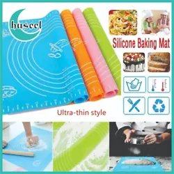Convenient to use: This silicone baking mat is perfect for kneading dough, rolling pastry, pizza, cake, and more....