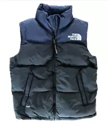 Inspired by the iconic design lines of our 1996 Nuptse Vest. Has the oversize logos of the original ’96 vest. Logo on...