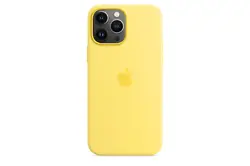 Coque en silicone avec MagSafe pour iPhone 13 Pro Max - Zeste de citron La coque en silicone avec MagSafe est une...