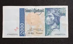 Billet 2000 Escudos 1996 Portugal.