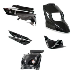 KIT CARENAGE BCD RX 5 PIECES NOIR POUR YAMAHA 50 BWS NAKED 2004-2004 Votre scooter a-t-il besoin dun look différent ?...