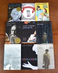 By Lois Lowry. The Giver (HBDJ). Lot of 9 Chapter Books. Gathering Blue (PB). Number the Stars (PB). This can be made...