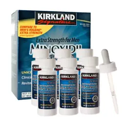 Ne cherchez plus! Minoxidil 5% Kirkland est la solution quil vous faut. Sa formule liquide est facile à appliquer et...