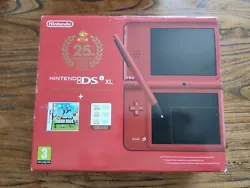 Coffret Nintendo DSi Rouge édition 25 ans mario. Fonctionne parfaitement