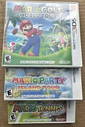 For all the Nintendo lovers out there, this three pack is a must-have! It includes Mario Party: Island Tour, Mario Golf...