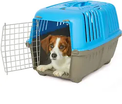 The ventilated sides and wide-wire door allows for plenty of open space to let your pet look around, while allowing the...