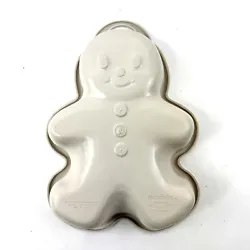 Wilton Micro Bake Gingerbread Man for Microwave Baking Only or Jello Mold 1989Great Preowned Condition