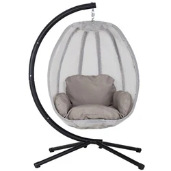 The egg chair includes clear assembly instructions to facilitate easy installation. Unique design: The egg chair uses...