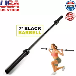 The PRCTZ 7 Olympic barbell is great for powerlifting exercises to build muscle mass, strength, and stamina. This...
