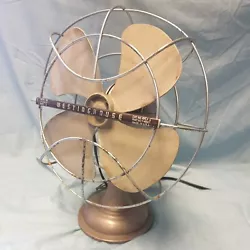 Vintage Westinghouse Fan No. 10LA4 Tested, Working, Oscillating. Repair, Restore. Fan is working, will need a New...