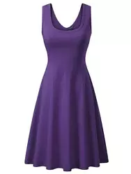This knee length dress is a warm weather go-to. Made of a soft jersey material, its stretchy and flattering, skimming...