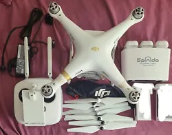 DJI PHANTOM 3 - 4K QUADCOPTER DRONE  The drone does work but the camera does not work. Comes with extra blades and 3...